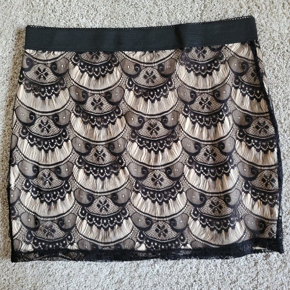 Mini skit, black lace - Picture 4 of 5